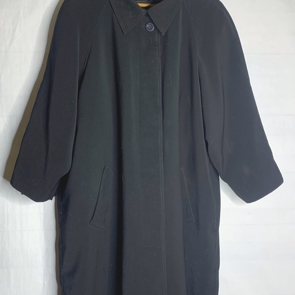 Brem Rainwear Size 20 Women's Double Layer Black Jacket Plus Size Vinatge - Picture 5 of 8